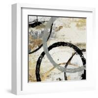 Gold and Black Rings II-Tom Reeves-Framed Art Print