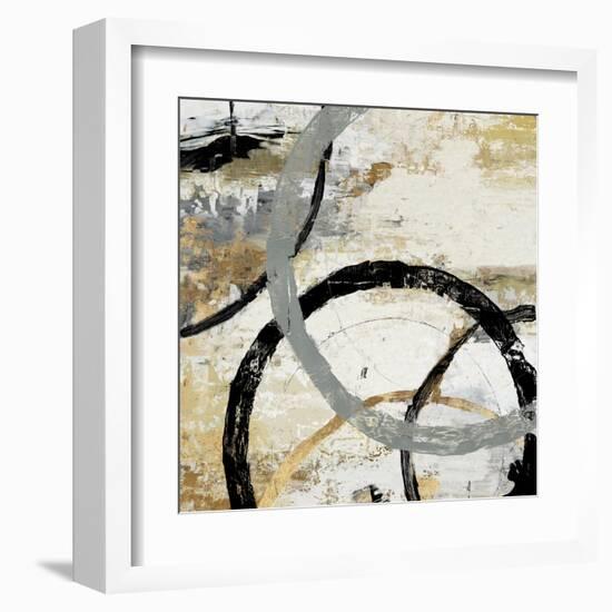 Gold and Black Rings II-Tom Reeves-Framed Art Print