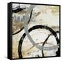 Gold and Black Rings II-Tom Reeves-Framed Stretched Canvas