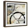 Gold and Black Rings II-Tom Reeves-Framed Art Print