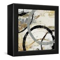 Gold and Black Rings II-Tom Reeves-Framed Stretched Canvas