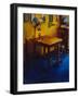 Gold and Blue Cafe-Pam Ingalls-Framed Giclee Print