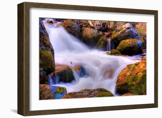 Gold and Blue Creek, Yosemite-Vincent James-Framed Photographic Print