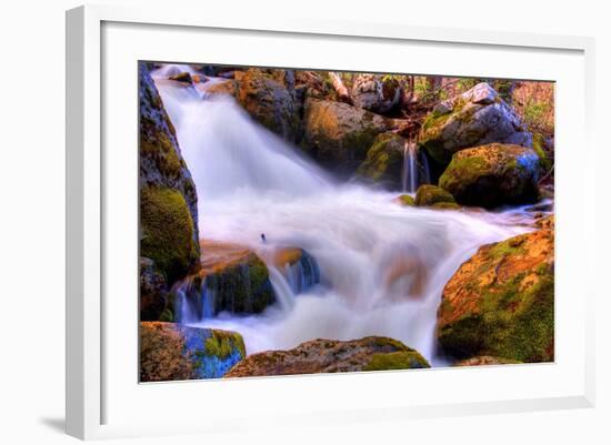 Gold and Blue Creek, Yosemite-Vincent James-Framed Photographic Print