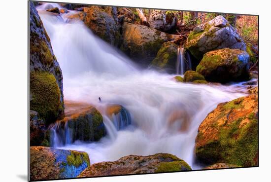 Gold and Blue Creek, Yosemite-Vincent James-Mounted Photographic Print