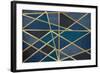 Gold and Blue Maze-Kimberly Allen-Framed Art Print