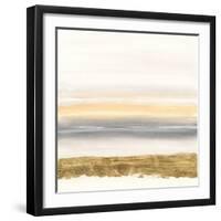 Gold and Gray Sand III-Chris Paschke-Framed Art Print