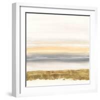 Gold and Gray Sand III-Chris Paschke-Framed Art Print