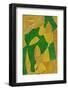 Gold and Green Abstract-Sharyn Bursic-Framed Photographic Print