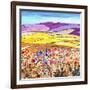 Gold and Lilac-Caroline Duncan-Framed Giclee Print