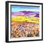 Gold and Lilac-Caroline Duncan-Framed Giclee Print