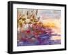 Gold And Pink Reflections-Mary Smith-Framed Giclee Print