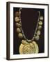 Gold and Precious Stones Necklace Originating from Colombia-null-Framed Giclee Print