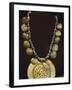 Gold and Precious Stones Necklace Originating from Colombia-null-Framed Giclee Print