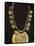 Gold and Precious Stones Necklace Originating from Colombia-null-Framed Stretched Canvas