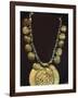 Gold and Precious Stones Necklace Originating from Colombia-null-Framed Giclee Print