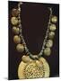 Gold and Precious Stones Necklace Originating from Colombia-null-Mounted Giclee Print