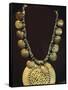 Gold and Precious Stones Necklace Originating from Colombia-null-Framed Stretched Canvas