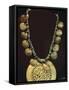 Gold and Precious Stones Necklace Originating from Colombia-null-Framed Stretched Canvas