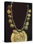 Gold and Precious Stones Necklace Originating from Colombia-null-Stretched Canvas