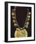 Gold and Precious Stones Necklace Originating from Colombia-null-Framed Giclee Print