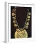 Gold and Precious Stones Necklace Originating from Colombia-null-Framed Giclee Print