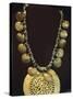 Gold and Precious Stones Necklace Originating from Colombia-null-Stretched Canvas