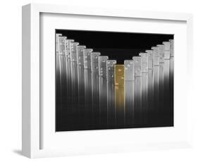 Gold and silver dominoes-null-Framed Photographic Print