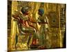 Gold and Silver Inlaid Throne from the Tomb of Tutankhamun, Valley of the Kings, Egypt-Kenneth Garrett-Mounted Photographic Print