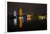 Gold and Silver Pagoda Evening Light, Guilin, China-Darrell Gulin-Framed Photographic Print