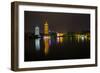 Gold and Silver Pagoda Evening Light, Guilin, China-Darrell Gulin-Framed Photographic Print