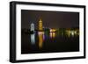 Gold and Silver Pagoda Evening Light, Guilin, China-Darrell Gulin-Framed Photographic Print