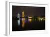 Gold and Silver Pagoda Evening Light, Guilin, China-Darrell Gulin-Framed Photographic Print