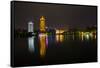 Gold and Silver Pagoda Evening Light, Guilin, China-Darrell Gulin-Framed Stretched Canvas