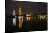 Gold and Silver Pagoda Evening Light, Guilin, China-Darrell Gulin-Stretched Canvas