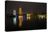 Gold and Silver Pagoda Evening Light, Guilin, China-Darrell Gulin-Stretched Canvas