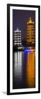 Gold and Silver Pagoda Evening Light, Guilin, China-Darrell Gulin-Framed Photographic Print