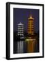 Gold and Silver Pagoda Evening Light, Guilin, China-Darrell Gulin-Framed Photographic Print