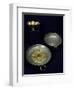 Gold and Silver Plates and Bowls of Undebaunded-null-Framed Giclee Print