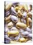 Gold and Silver Sugared Almonds-Michelle Garrett-Stretched Canvas