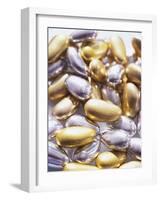 Gold and Silver Sugared Almonds-Michelle Garrett-Framed Photographic Print