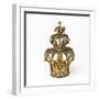 Gold and Silver Torah Crown-null-Framed Photographic Print