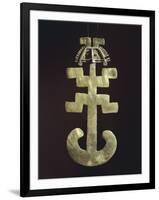 Gold Anthropomorphic Key Man Type Breastplate, Originating from Campo Hermoso-null-Framed Giclee Print