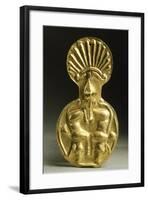 Gold Armour Stud, from Cucuteni-Baiceni Treasure, Romania, Geto-Dacian Civilization, 5th Century BC-null-Framed Giclee Print