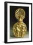 Gold Armour Stud, from Cucuteni-Baiceni Treasure, Romania, Geto-Dacian Civilization, 5th Century BC-null-Framed Giclee Print