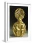 Gold Armour Stud, from Cucuteni-Baiceni Treasure, Romania, Geto-Dacian Civilization, 5th Century BC-null-Framed Giclee Print