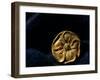 Gold Artifact from Tillya Tepe Find, Six Tombs of Bactrian Nomads, Afghanistan-Kenneth Garrett-Framed Photographic Print