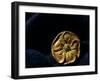 Gold Artifact from Tillya Tepe Find, Six Tombs of Bactrian Nomads, Afghanistan-Kenneth Garrett-Framed Photographic Print