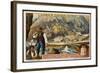 Gold at Monte Rosa-null-Framed Art Print