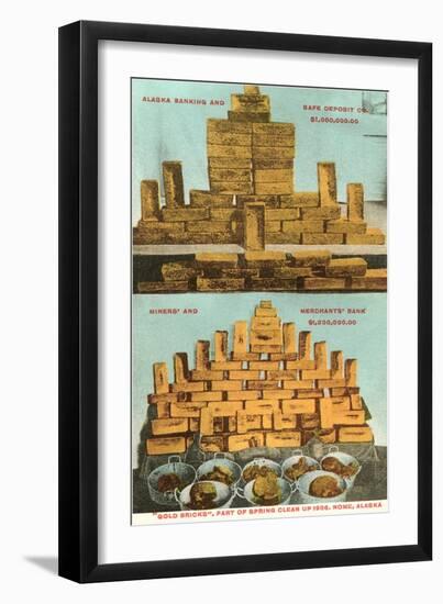 Gold Bars, Nome, Alaska-null-Framed Art Print